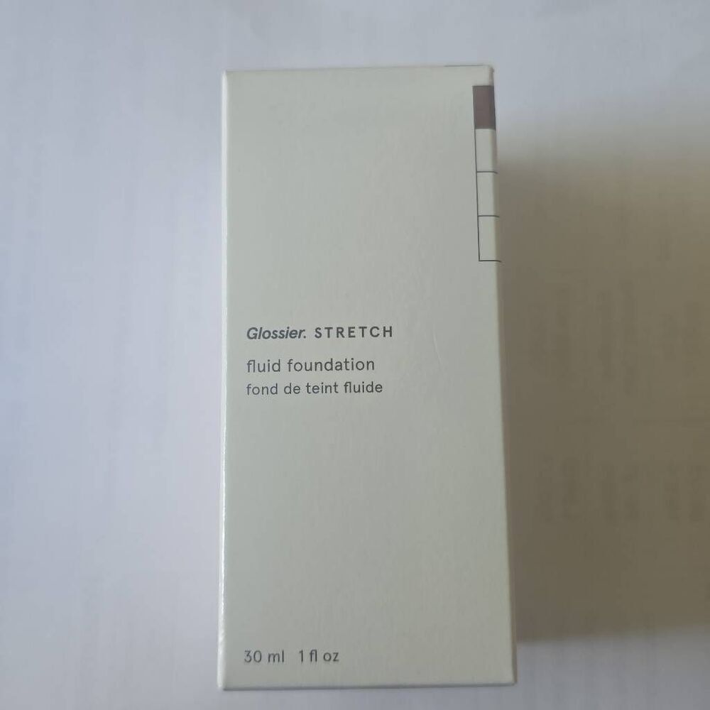 Glossier Stretch Fluid Foundation, Medium Deep 3, NIB, 1fl oz.